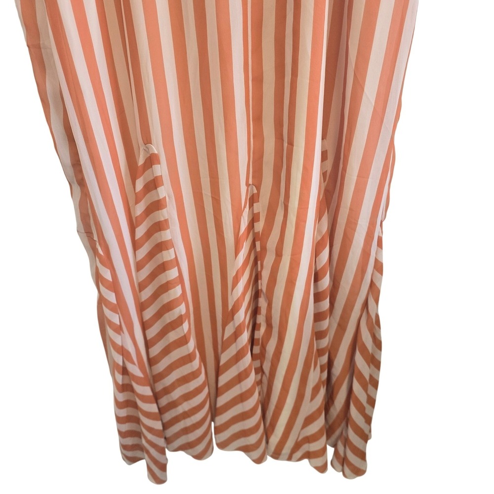 ASOS Striped Maxi Dress in Cream and orange/tan - Picture 11 of 16